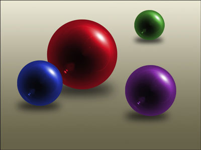 Adobe Photoshop CC spheres